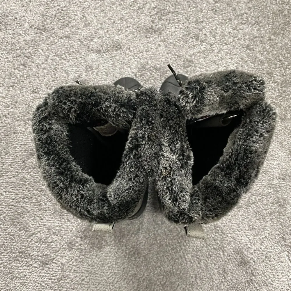 Magellan Outdoors Womens Suede Pac Outdoor Boots Size 6 B Gray Black New NWT